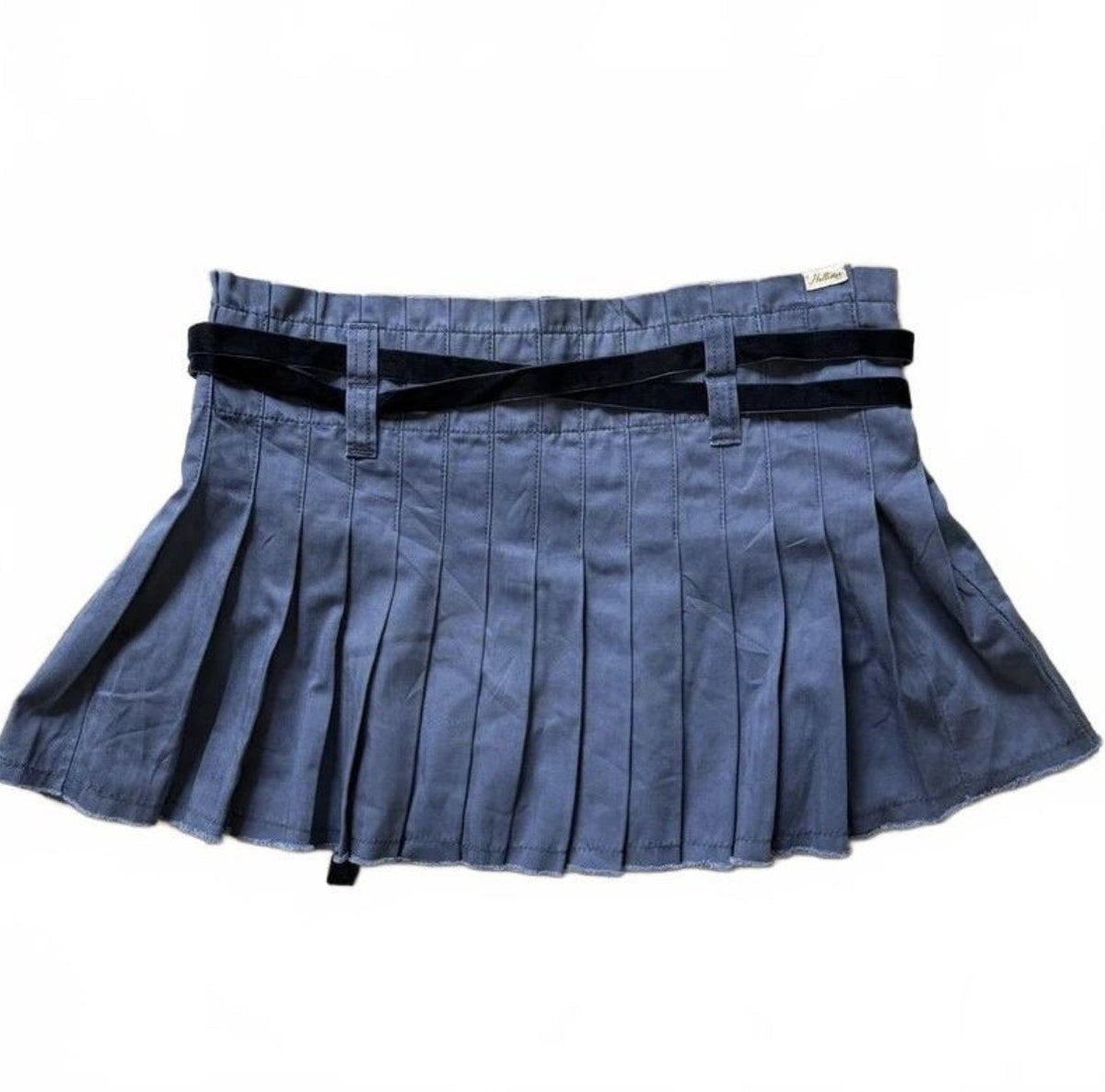Vintage Y2K Hollister Pleated Mini Skirt with Belt Detail detail 3
